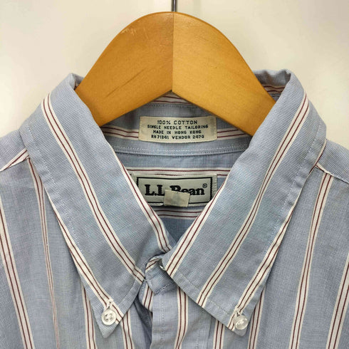 エルエルビーン L.L.Bean 70-80S ストライプ ボタンダウン L/S シャツ メンズ 17/34