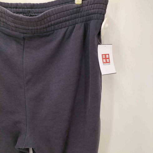アディダス adidas 90S デサント製 EQUIPMENT パフォーマンス ロゴ プリント ワイド スウェット パンツ メンズ