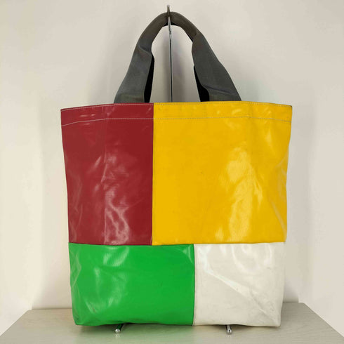 コムデギャルソン COMME des GARCONS 塩化ビニル PVC パッチワーク クレイジーパターン トートバッグ メンズ