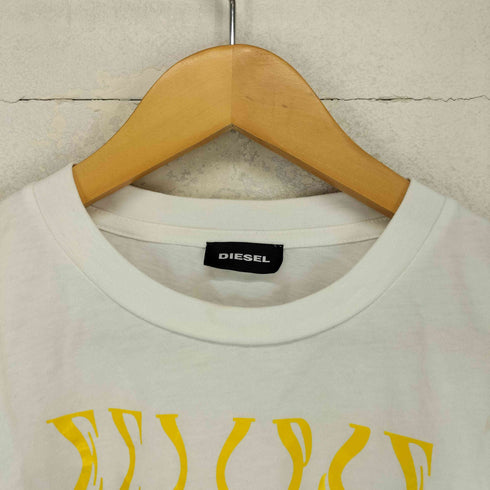ディーゼル DIESEL ALCHEMY FROM ABOVE グラフィックプリント クルーネック長袖Tシャツ カットソー メンズ JPN:S