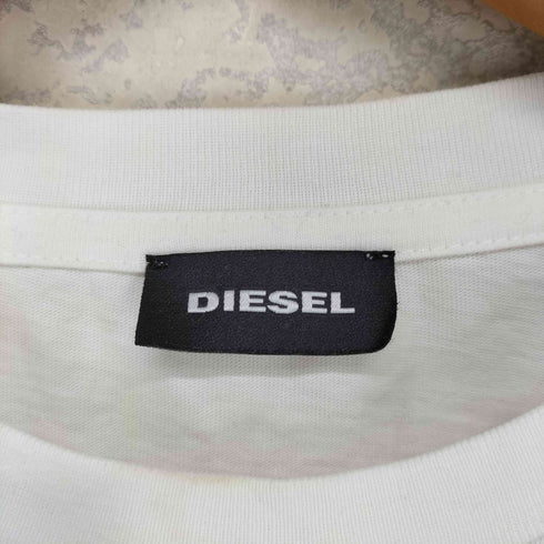 ディーゼル DIESEL ALCHEMY FROM ABOVE グラフィックプリント クルーネック長袖Tシャツ カットソー メンズ JPN:S