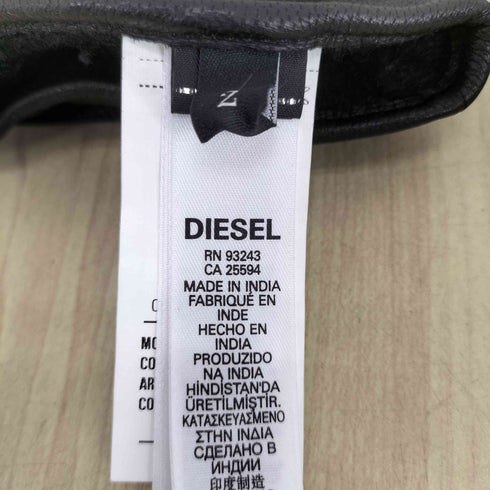 ディーゼル DIESEL G-RACE レザーバイカーグローブ メンズ 02