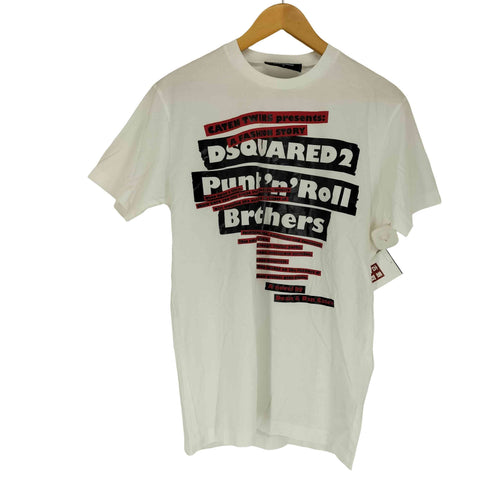 ディースクエアード DSQUARED2 19SS D2 TEPE プリント クルーネック 半袖Tシャツ カットソー メンズ JPN:S