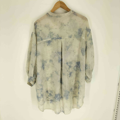 HONEYSUCKLE ROSE シアー タイダイ バンドカラー シャツ レディース JPN:L