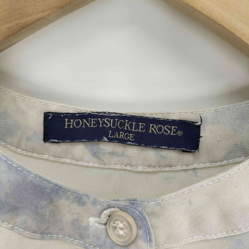 HONEYSUCKLE ROSE シアー タイダイ バンドカラー シャツ レディース JPN:L