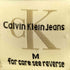 カルバンクラインジーンズ Calvin Klein Jeans 90S USA製 オレンジプリント Tシャツ メンズ import:M
