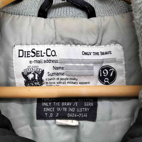 ディーゼル DIESEL 00s N-2B型 ジップアップ フライトジャケット メンズ JPN:L