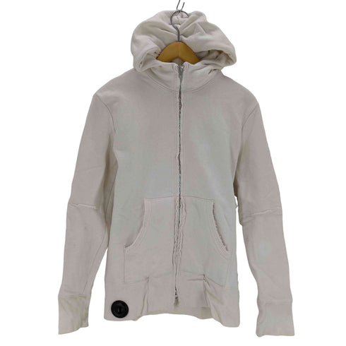 ヨウジヤマモトプールオム Yohji Yamamoto POUR HOMME 2002SS USED加工 ジップアップパーカー メンズ JPN:3