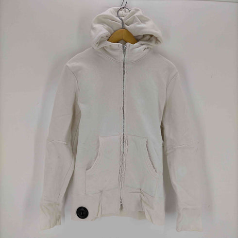 ヨウジヤマモトプールオム Yohji Yamamoto POUR HOMME 2002SS USED加工 ジップアップパーカー メンズ JPN:3