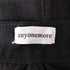 ANYONEMORE ブラックデニムワイドカーゴパンツ レディース FREE