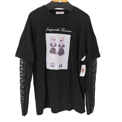 アンクルージュ Ank Rouge ツインガールレイヤードtシャツ レディース JPN:M