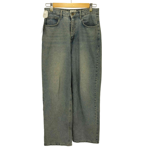 FOLLOWIN ウォッシュド ワイド デニム パンツ Y2K レディース JPN:S