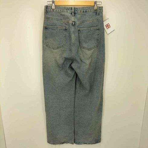 FOLLOWIN ウォッシュド ワイド デニム パンツ Y2K レディース JPN:S