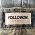 FOLLOWIN ウォッシュド ワイド デニム パンツ Y2K レディース JPN:S