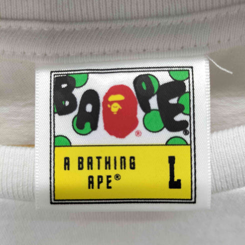 アベイシングエイプ BAPE by A BATHING APE ワンポイントロゴプリント S/S Tシャツ メンズ import:L