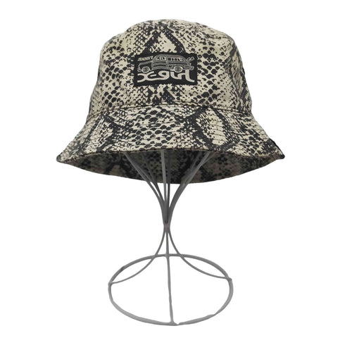 エックスガール X-girl JIMMYZ コラボ BUCKET HAT パイソン 総柄 バケット ハット レディース