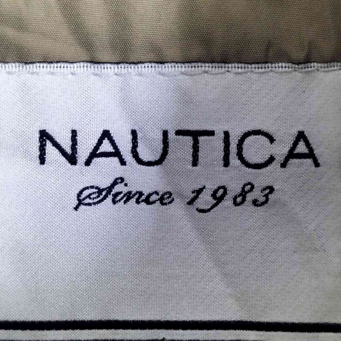 ノーティカ NAUTICA パイピングデザイン 4ポケット ミリタリージャケット メンズ US:M