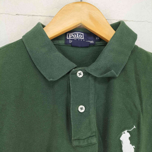 ポロバイラルフローレン Polo by RALPH LAUREN custom fit ポニー刺繍 半袖ポロシャツ メンズ LL