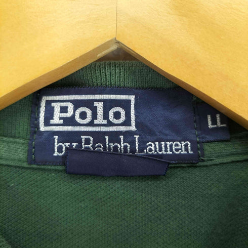 ポロバイラルフローレン Polo by RALPH LAUREN custom fit ポニー刺繍 半袖ポロシャツ メンズ LL