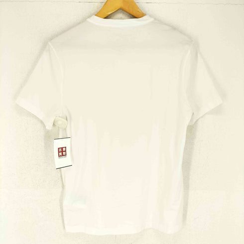 プラダ PRADA ロゴ刺繍vネックTシャツ メンズ S