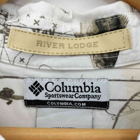 コロンビアスポーツウェア Columbia Sportswear RIVER LODGE 魚拓 BDシャツ メンズ import:XXL