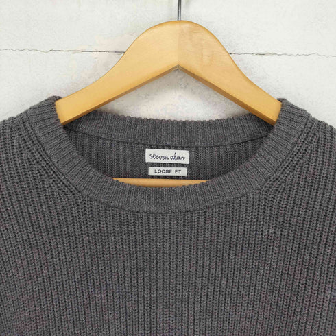 スティーブンアラン Steven Alan コットンカシミヤクルーネックニット メンズ M