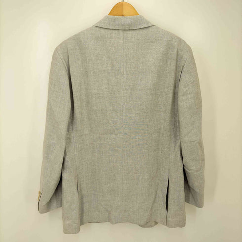 スタンリーブラッカー stanley blacker リネン ウール 2B テーラード ジャケット 背抜き メンズ XM