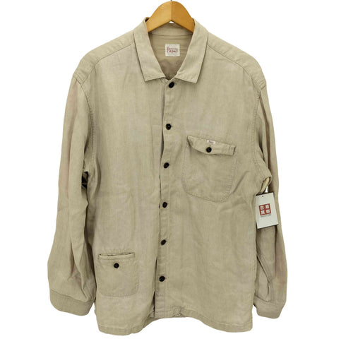 パパス papas ガチャポケ レギュラーカラー L/S ワーク シャツ メンズ import:M