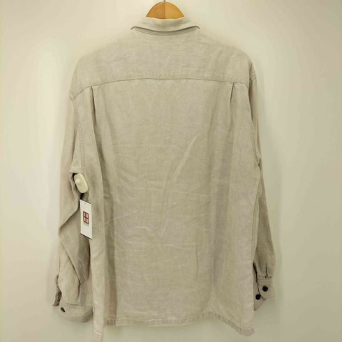 パパス papas ガチャポケ レギュラーカラー L/S ワーク シャツ メンズ import:M