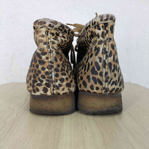 クラークスオリジナルズ Clarks ORIGINALS ハラコ レオパード ワラビー メンズ JPN:26.5