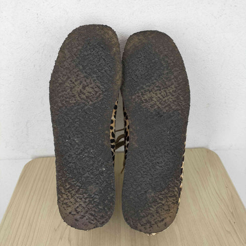 クラークスオリジナルズ Clarks ORIGINALS ハラコ レオパード ワラビー メンズ JPN:26.5