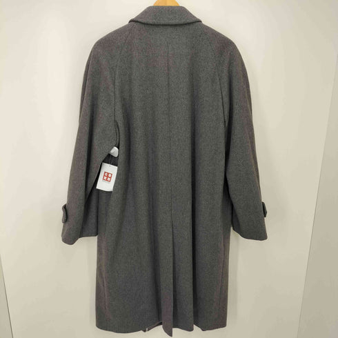 Old Masters 裏地総柄 カシミヤ ウール ロング ステンカラー コート メンズ