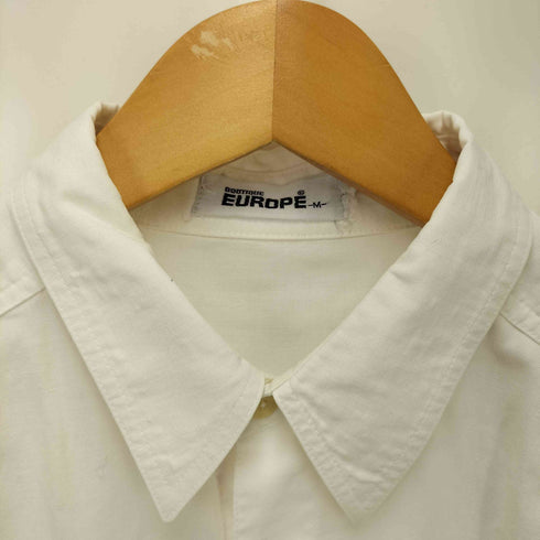 BOUTIQUE EUROPE フロント タック フラップポケット ユーロ シャツ メンズ import:M