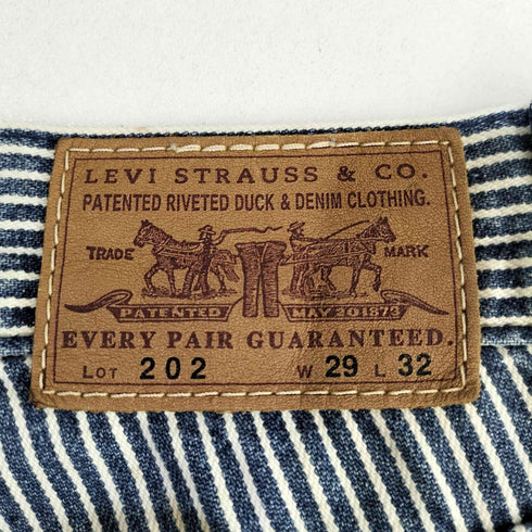 リーバイス Levis 202 ヒッコリーストライプパンツ メンズ 29inch