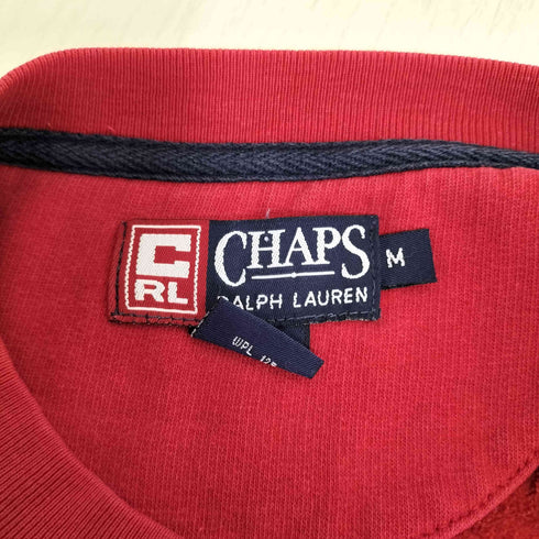 チャップスラルフローレン CHAPS RALPH LAUREN ロゴプリント クルーネックスウェット メンズ import:M