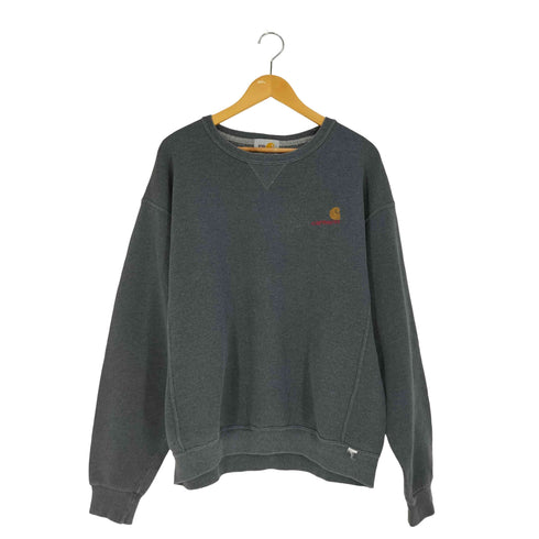 カーハート Carhartt ロゴ刺繍 クルーネックスウェット メンズ