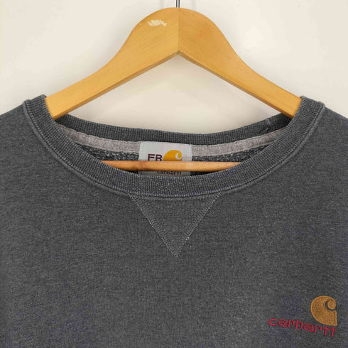 カーハート Carhartt ロゴ刺繍 クルーネックスウェット メンズ