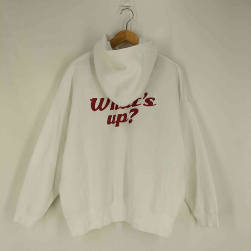 What's up 両面プリント プルオーバーパーカー メンズ JPN:L