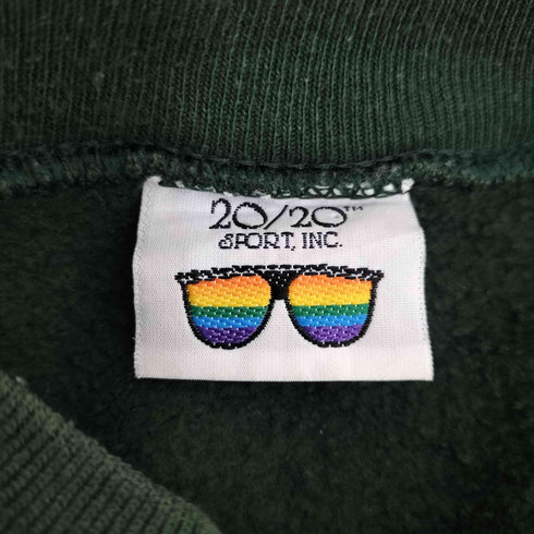 20/20 SPORT USA製 カレッジロゴ刺繍 クルーネックスウェット メンズ import:XL
