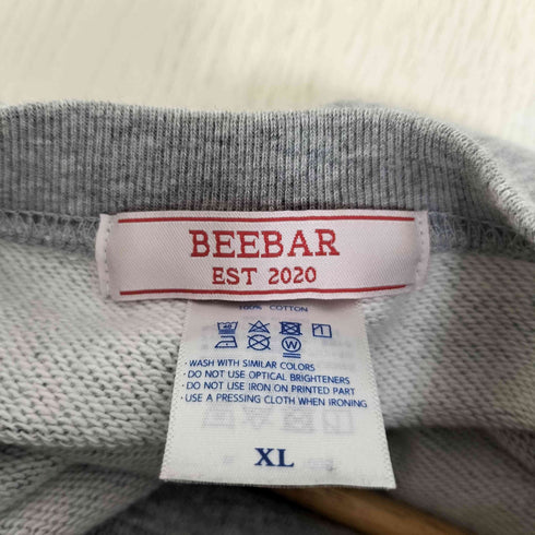 BEEBER アニマルプリント クルーネックスウェット メンズ import:XL