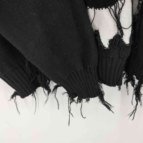 ダンケシェーン Danke Schon フロントデザインダメージニット メンズ import:M