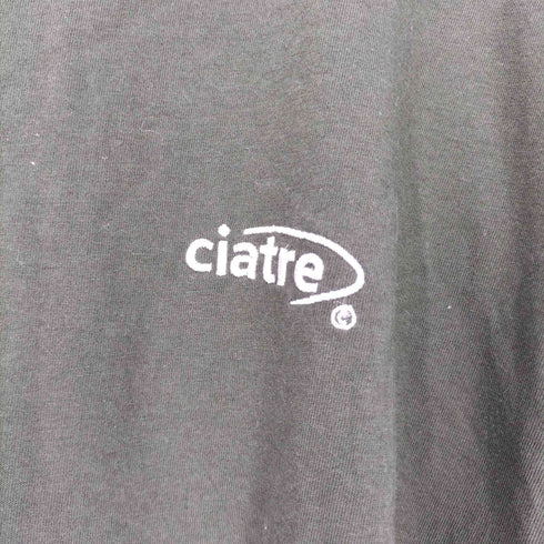 シアター ciatre ロゴ刺繍 クルーネックTシャツ メンズ import:XL
