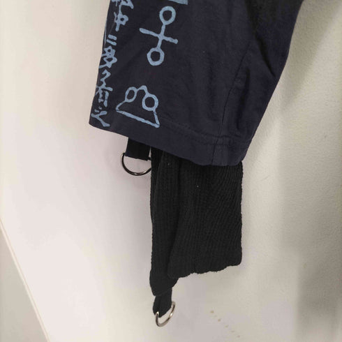 ブラック ウィドゥ BLACKWEIRDOS 22AW Moslin Thermal shirt メンズ import:L