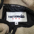 ファーストダウン FIRST DOWN ロゴ刺繍 裏キルティング フリースジャケット メンズ import:M