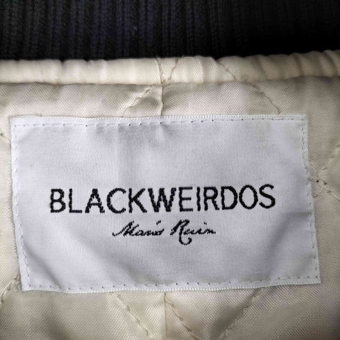 ブラック ウィドゥ BLACKWEIRDOS Varsity Jacket STADIAM JACKET メンズ import:L