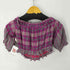 apiece apart レーヨン100% チェックオフショルブラウス レディース US:4