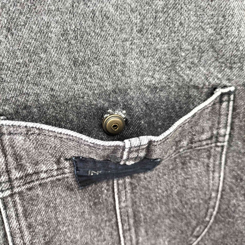 インゲボルグ INGEBORG ブラックデニムサロペット レディース