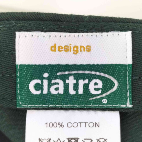 シアター ciatre B.B logo cap ロゴ刺繍 キャップ メンズ