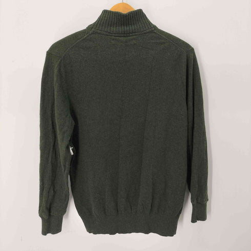 エディーバウアー Eddie Bauer カシミア混ハーフジップコットンニット レディース import:S