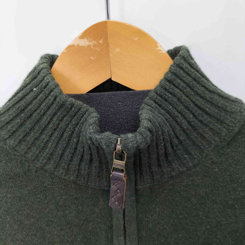 エディーバウアー Eddie Bauer カシミア混ハーフジップコットンニット レディース import:S